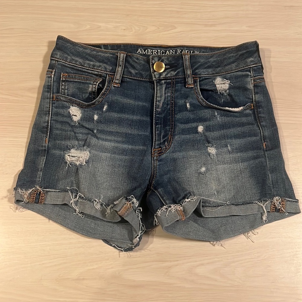 American Eagle Hi-Rise Shorties